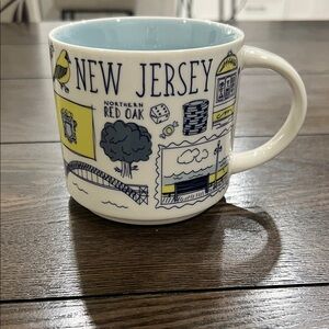 Starbucks New Jersey Mug - White and Blue